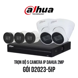 Trọn bộ 5 camera IP Dahua 2MP giá rẻ [D2023-5IP]