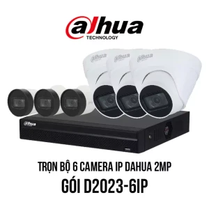 Trọn bộ 6 camera IP Dahua 2MP giá rẻ [D2023-6IP]