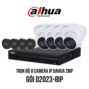 Trọn bộ 8 camera IP Dahua 2MP giá rẻ [D2023-8IP]