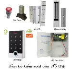 Trọn Bộ Khóa Vân Tay Cửa Cổng TF5 Wifi